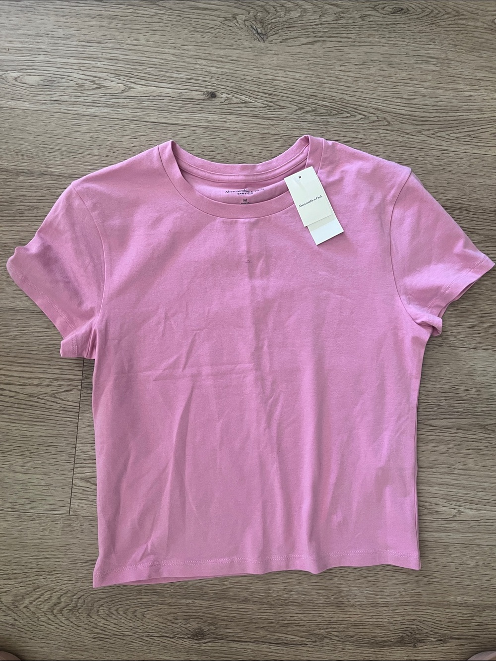 Abercrombie & Fitch Classic Short Sleeve Tee - Light Pink